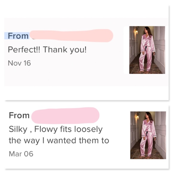 Satin Pink Stripes Women's Pajamas Set - Picture 11 of 12